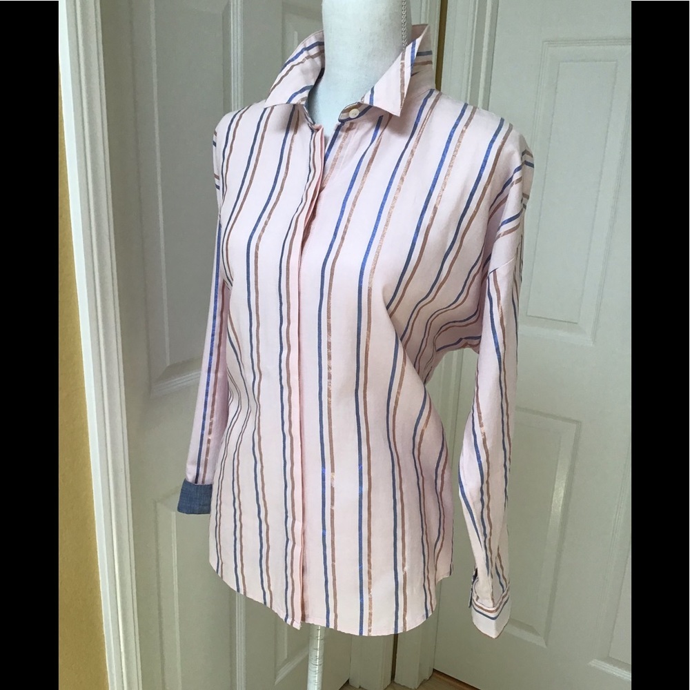 NWT - J Jill Women’s Petite Pink Shirt